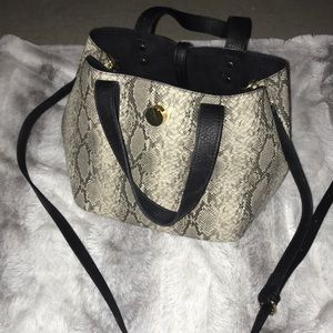 snakeskin purse